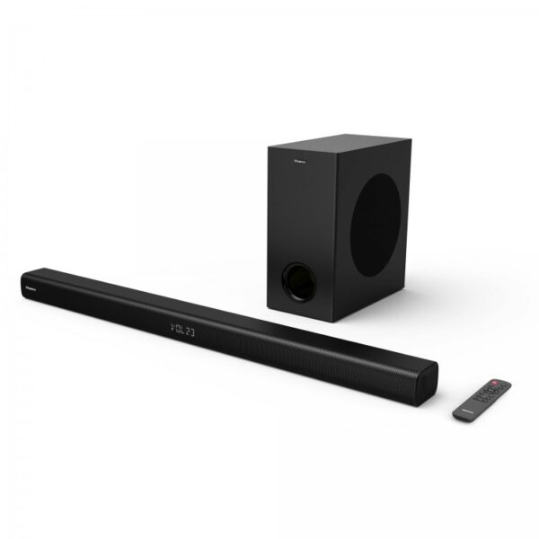 Hisense Sound Bar 2.1CH 200W Bluetooth, Dolby Atmos, Dolby Digital, Remote Control with Wireless Subwoofer USB/WMA/MP3 HS 218 - Image 3
