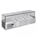 Generic Commercial Bain Marie Table Top for Fruits/Salad 5 Cold Pots