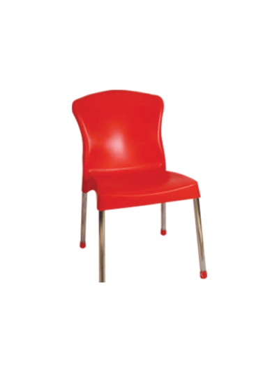 Cello Plastic Chair/Pipe Milano 600 x 450 x 805mm