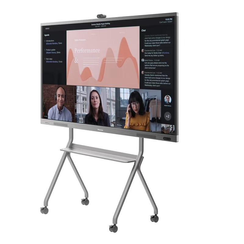 Hisense 86" Mobile Screen Cart Digital Interactive Board, Perfect Mounting Solution, Easy to Assemble MC086C - Image 5