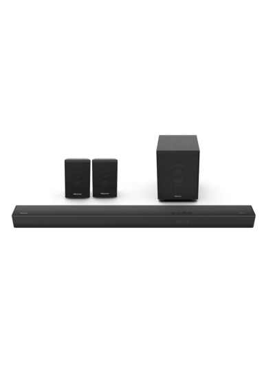 Hisense Home Theatre 7.1.2 ch Dolby Atmos with Wireless 8" Subwoofer + Wifi Function, 570W Output Power, 4K HDR Pass Thru, Powerful Bass U5120GW+