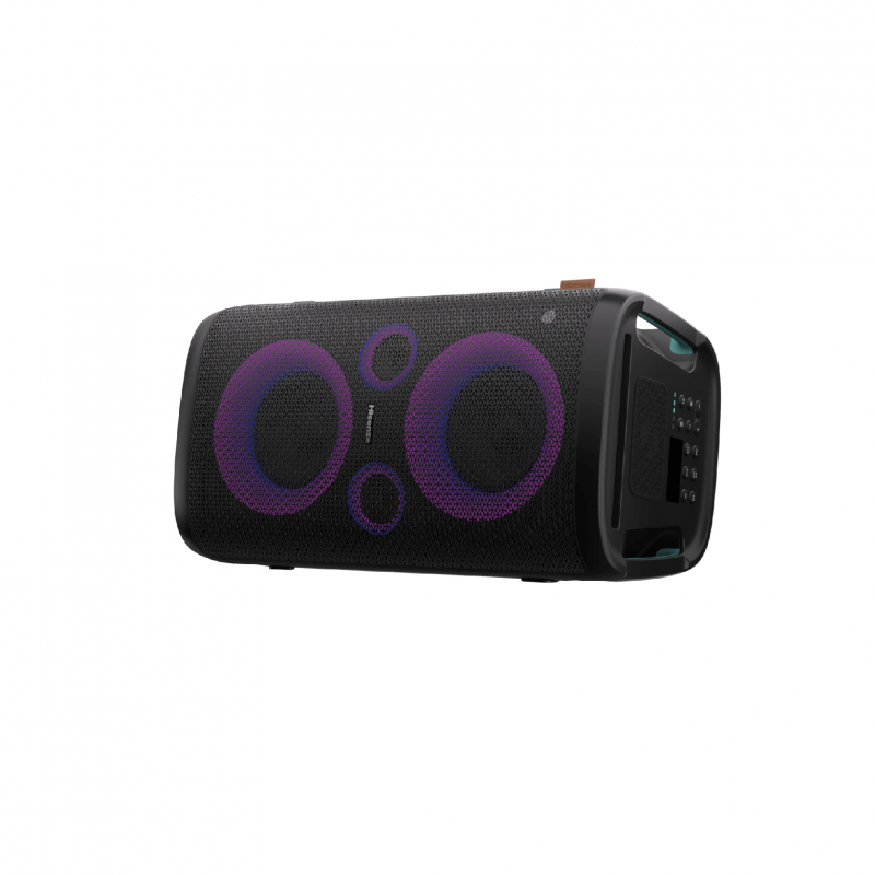 Hisense Ultimate Wireless Portable Speaker 300W, 2.0CH, with Party Lights, 15 Hour Long-Lasting Battery, Bluetooth 5.0, IPX4 Waterproof, DJ and Karaoke Mode Rocker One - Image 3