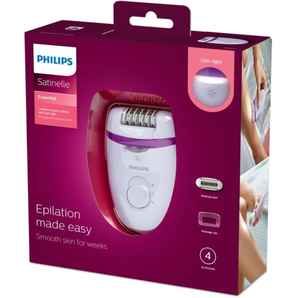 Philips Epilator 0.5 mm from root, Washable head and carry pouch BRE275 - Image 6