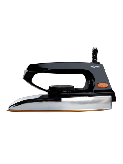 Tronic Dry Iron Heavy Duty Black & Silver