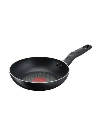 Tefal Super Cook Frypan 28cm Non Stick Thermo Signal 100% Safe Frying Pan Black Aluminium B4590684