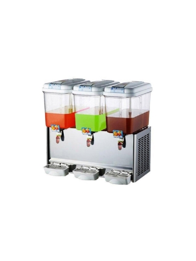 Generic Commercial Juice Dispenser Machine 18L 3 Tank KK18JL-3 White