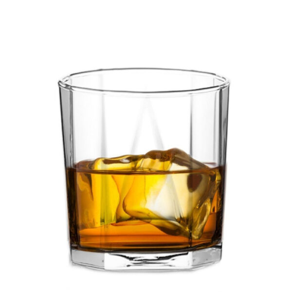 Ocean Glass 6pcs Pyramid Rock 330ml Drink Tumbler 1B02311 - Image 2