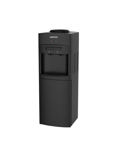 Bruhm Water Dispenser 2 Taps with Storage Cabinet White/Black BDS-1169