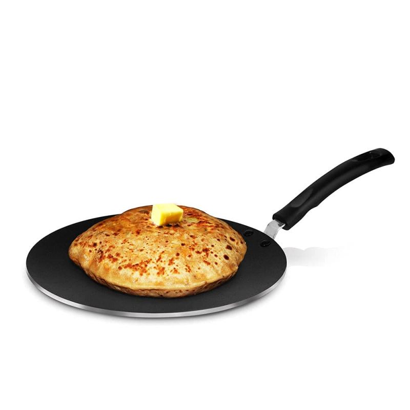 Pigeon Tawa Non-Stick Concave 25cm Aluminium Multi Tawa Pancake Pan Flat Pan Dosa Pan 260 - Image 6