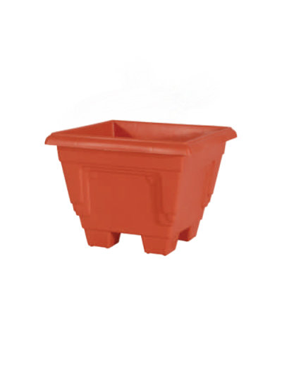 Cello Square Planter 10 Multi-Color 225 x 225 x 175mm (Pack of 3)