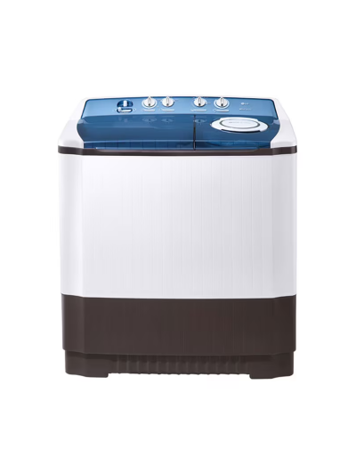 LG Twin Tub Washing Machine 16kg - Manual Washer with Roller Jet Pulsator, 3 Wash Programs, Wind Jet Dry, P1961RWPT.
