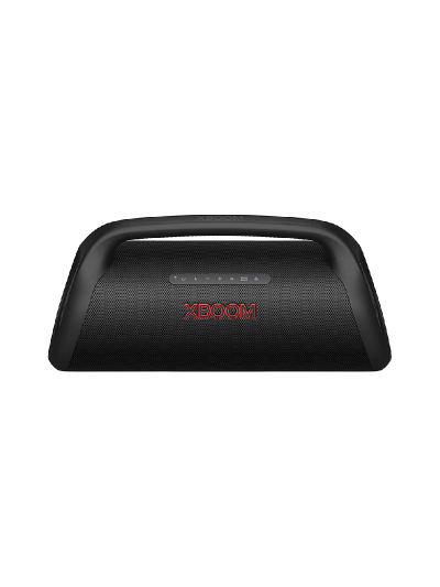 LG XBOOM Go Portable Bluetooth Speaker 80W with Stage Lighting, IP67 Waterproof, 4.5" Woofer & Horn Tweeter, Sound Boost, 24Hrs Battery Backup XG9QBK