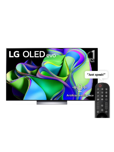 LG 77" OLED evo UHD 4K Smart TV with HDR, AI Sound Pro, Magic Remote, WebOS, Smart AI ThinQ OLED77C36LA