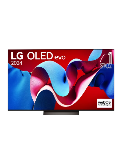LG 65" OLED UHD 4K Smart TV evo C4 with AI Magic Remote, Dolby Atmos & Vision, HDR10, Filmmaker Mode, webOS24 OLED65C46LA