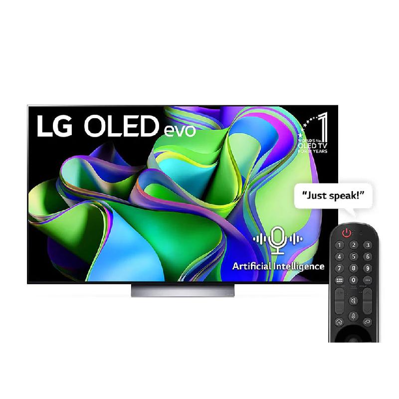 LG 65" OLED UHD 4K Smart TV evo C3 Series with HDR,AI Sound Pro, Magic Remote, Self-lit, Immersive Surround Sound, WebOS, Smart AI ThinQ 65OLEDC36LA - Image 2