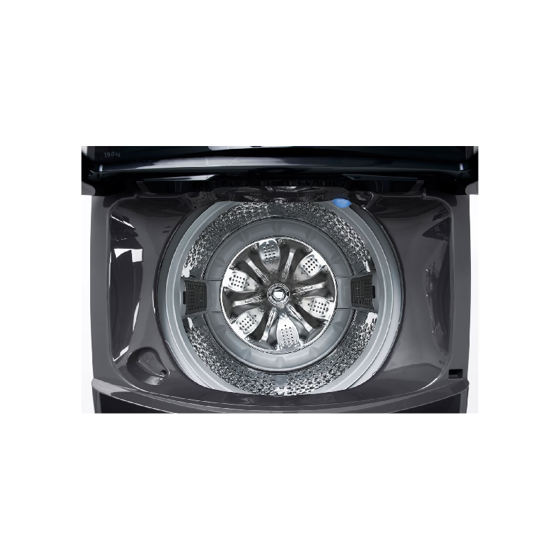 LG Washing Machine 19kg Top Load, 6 Motion DD, Inverter Direct Drive, Lint Filter, Steam Functionality, Smart Diagnosis, Middle Black LCD Display T19H3SDHT2 - Image 3