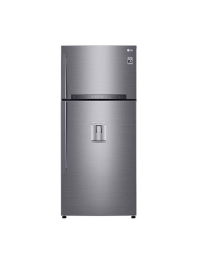 LG Refrigerator 509L Double Door, Top Freezer with Inverter Linear Compressor, Door Cooling+™, Linear Cooling, WiFi, ThinQ GN-F702HLHU