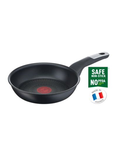 Tefal Unlimited Frypan 32cm Titanium Non Stick Anti Scratch All Hobs Safe Non Stick G6 Unlimited Cast Aluminum G2550802
