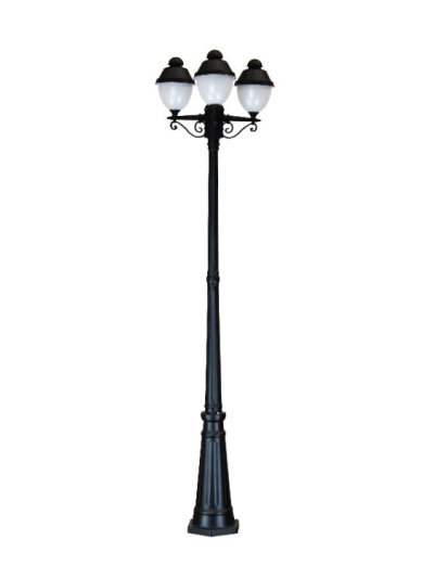 Tronic Ornamental 3 Headed Bollard Light