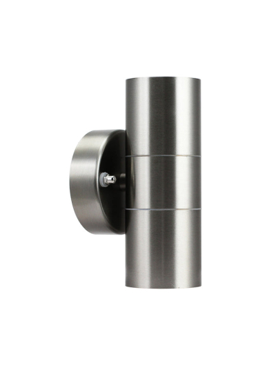 Tronic Up and Down Silver Cylindrical Wall Light