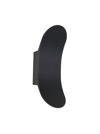 Tronic Simple Black LED Wall Light