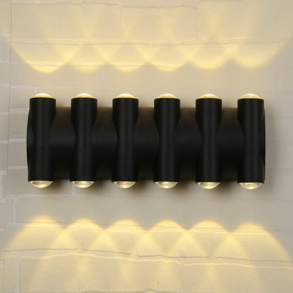 Tronic Black Up & Down LED Wall Light - Image 3