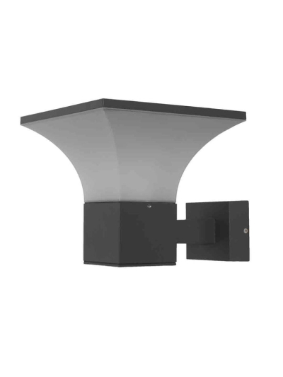 Tronic Black Square Cone-Shaped Wall Light