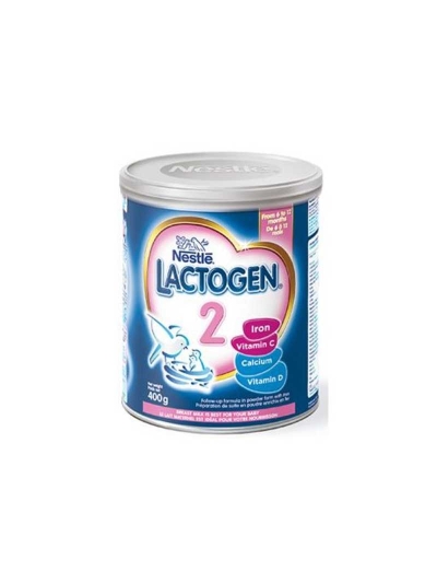 Nestle Lactogen 2, Follow up Infant Formula, Instant Formula Milk, 100% Lactose, 6 to 12 Months , 400g