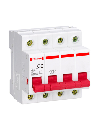 Tronic Four Pole 20A MCB