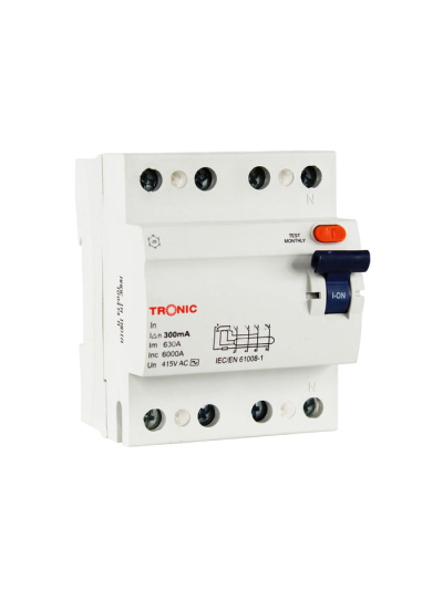 Tronic RCCB 100Amps Four Pole