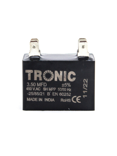 Tronic Fan Capacitor 3.50 MFD Square