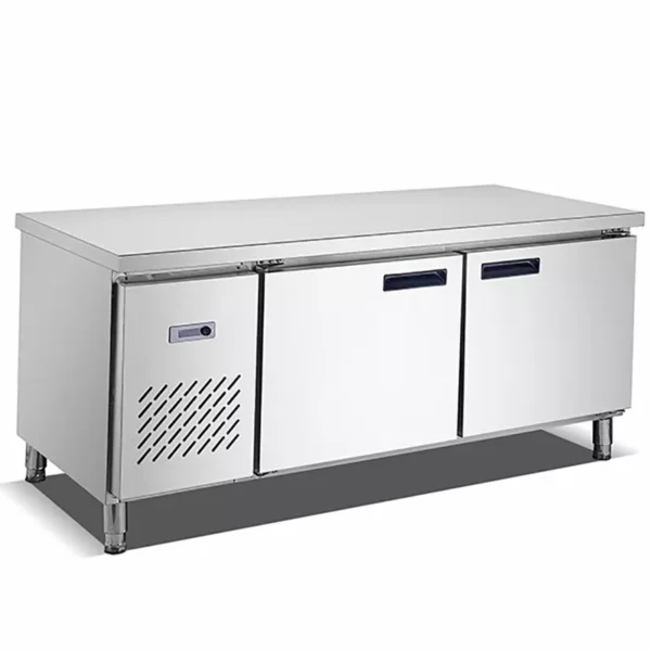 Commercial Two Door Fridge Work Table TC0.4L2 - Image 3