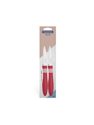 Tramontina Paring Knives Cor 2pcs Set 23461/273