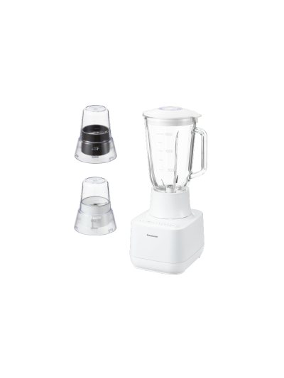 Panasonic Glass Jug Blender 700W for Ice Crushing, Juice, Smoothies & Meals MX-MG5321WTN