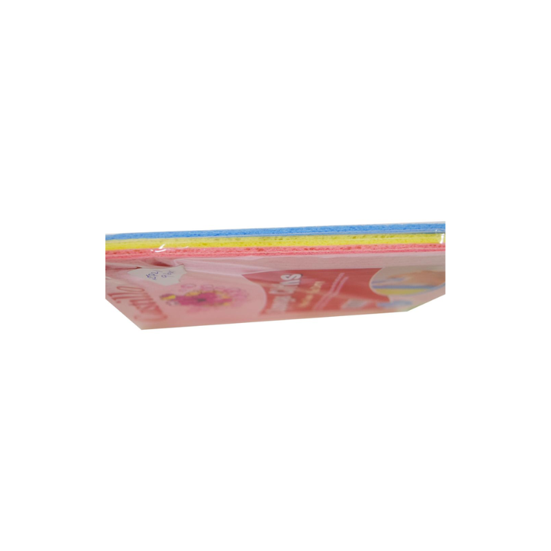 Castillo Heavy Duty Sponge Cloths Red, Yellow & Blue 20x17cm (Pack of 96Pcs) - Image 3