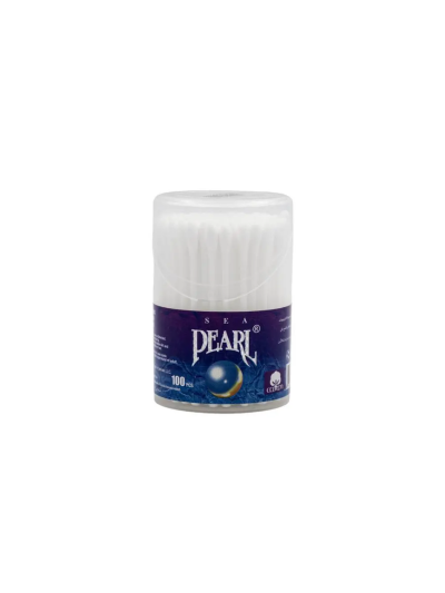 Sea Pearl Cotton Buds Round 100'S (Pack of 12)