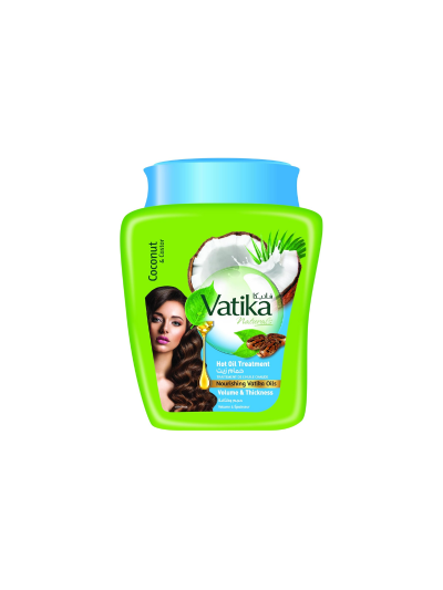 Vatika Naturals Hot Oil Treatment Tropical Coconut & Castor Oil for Volume & Thickness 1kg