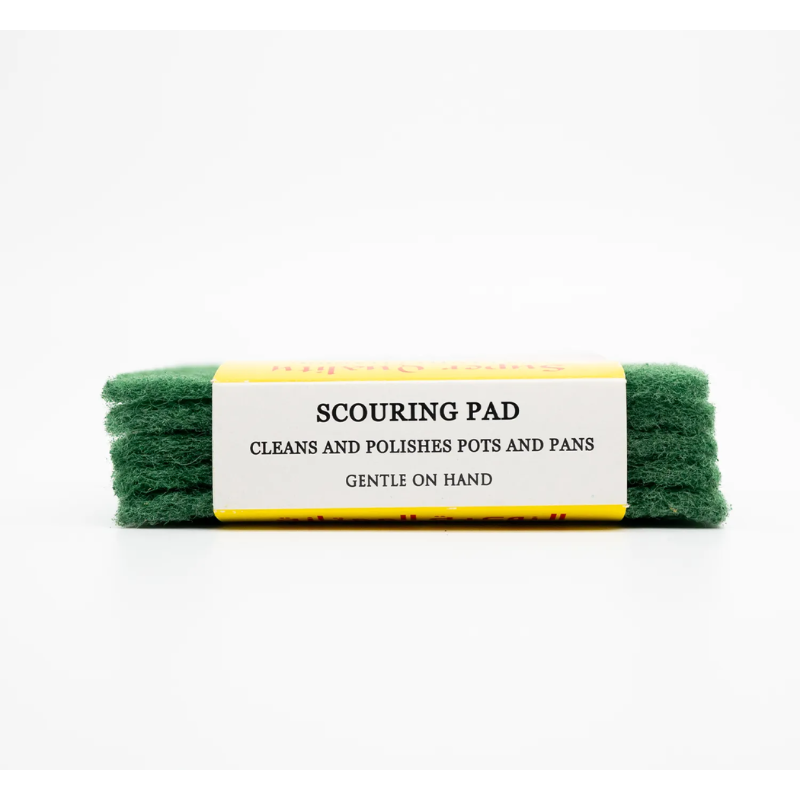 Silver Pot Scouring Pad 130x135mm Green 5pcs x 75 Pack (Pack of 360) - Image 4