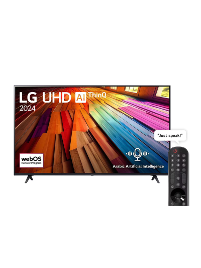 LG 65" UHD 4K Frameless Smart TV with Smart ThinQ AI, Magic Remote, HDR10, WebOS24 (2024) 65UT80006LA