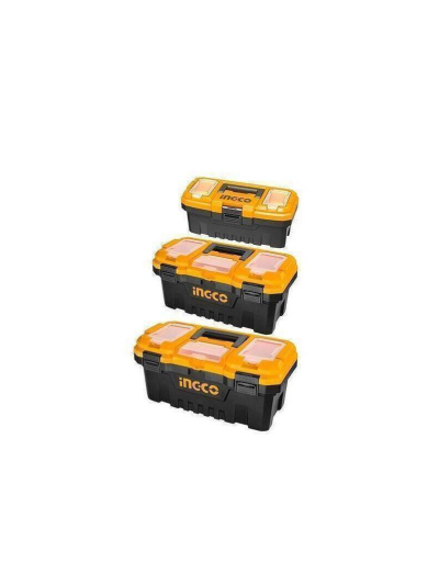 Ingco 3pcs Plastic Tool Box Set 14" 17" 20" PBXK0301