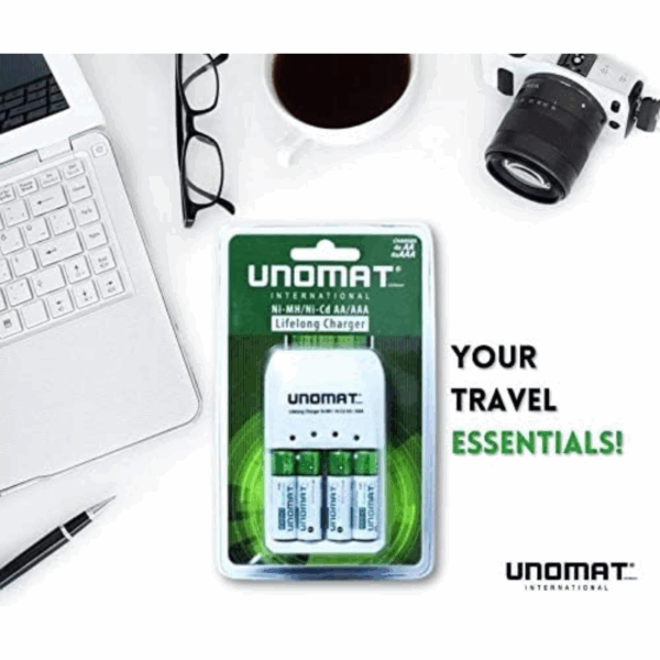 Unomat AA Battery with Charger - Image 2