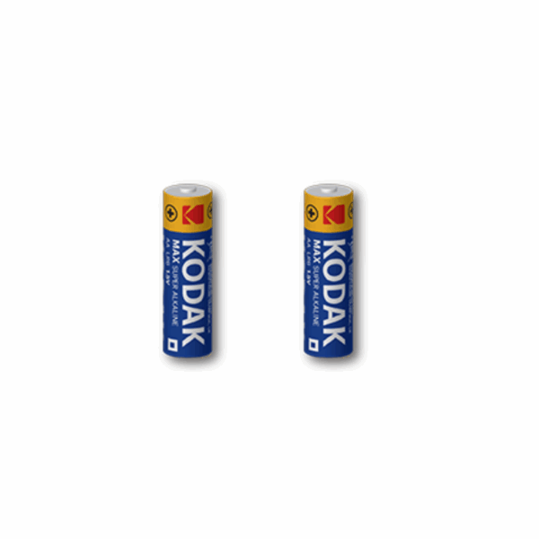Kodak AA Alkaline Batteries Max Super 1.5V 1 Pack 2PCs - Image 2