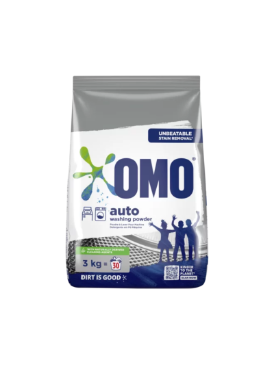 Omo Auto Washing Machine Detergent Powder 3kg Unbeatable Stain Removal 34087097 (Pack Of 3)