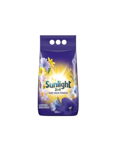 Sunlight Hand Wash Powder Lavender Fresh 3.5kg Advanced Stain Removal, Outstanding Whiteness, Long-lasting Freshness 67810001 (Pack of 3)