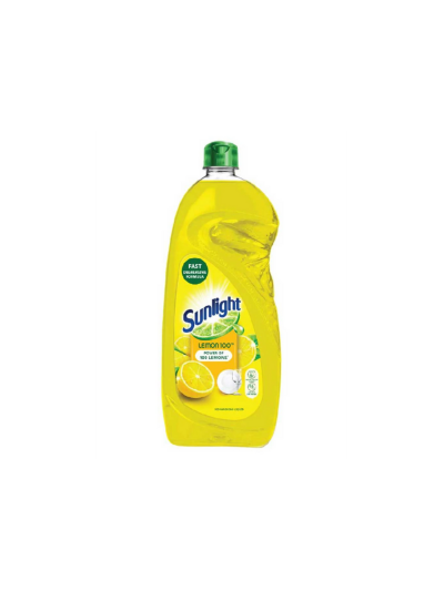 Sunlight Dish Washing Liquid Lemon 750ml Sparkling Clean, Eco-Friendly and Time-Saving 32018537 (Pack of 3Pcs)