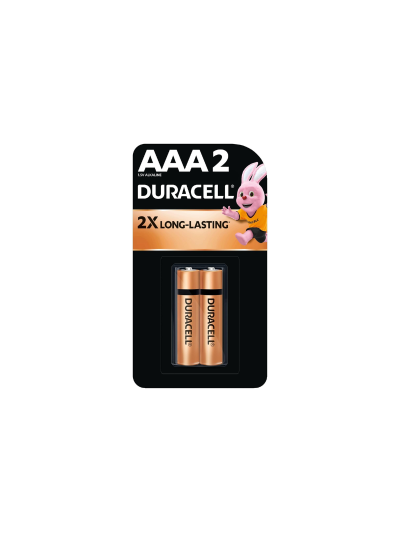 Duracell Alkaline Battery AAA 2Pcs Per Pack LR03/MN2400 (Pack of 12Pcs)