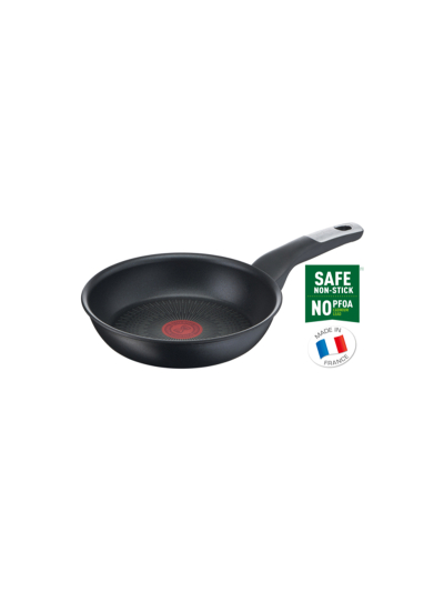 Tefal Unlimited Frypan 20cm Titanium Non Stick Anti Scratch All Hobs Safe Non Stick G6 Unlimited Cast Aluminum G2550243