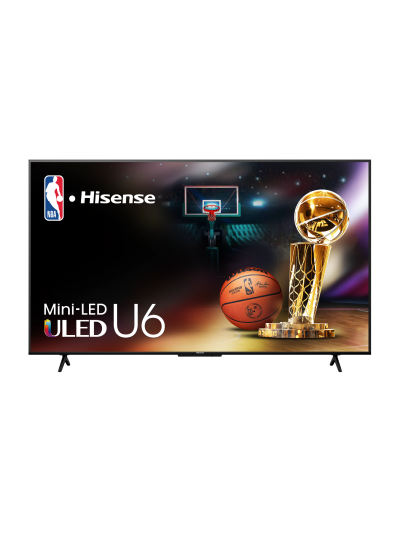 Hisense 85" Mini-LED QLED UHD 4K Smart TV with Quantum Dot Color, Dolby Vision & Atmos, HDR 10+, Voice Control, Google TV 85U6N-PRO
