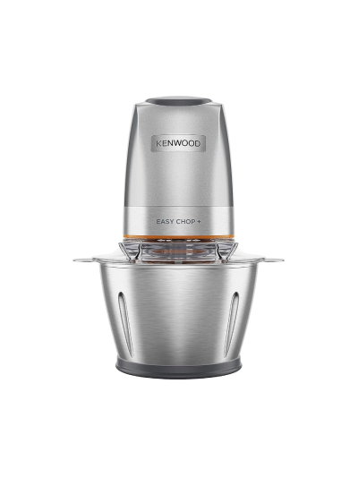 Kenwood Chopper 600ml Steel Bowl 500w Chp62.700si Dripper Pro, Quad Blade, Storage Lid, Dual Speed, Spatula, Ice Crush Function