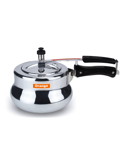 Orange Elegant Handi Pressure Cooker 3.5L with Inner Lid OAPC200